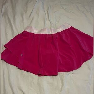 LULULEMON COURT RIVAL HIGH RISE SKIRT 10 SONIC PINK